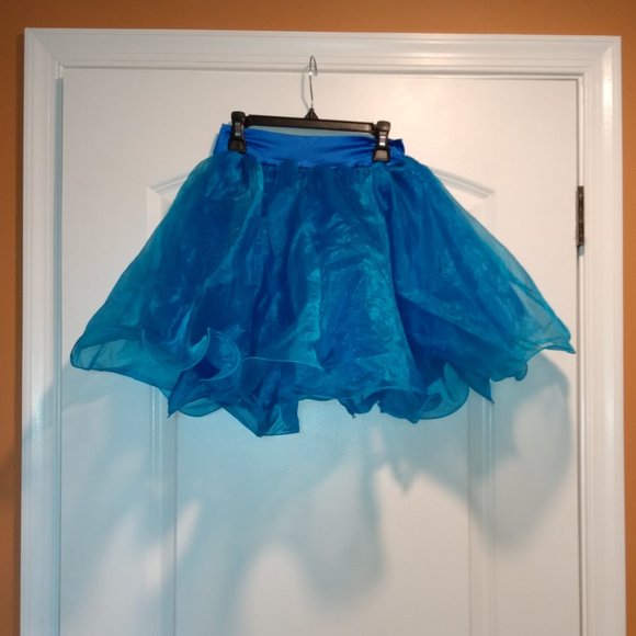 Weissman Dresses & Skirts - SOLD Puffy Blue Dance/Costume Skirt